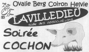 Haut affiche cochon