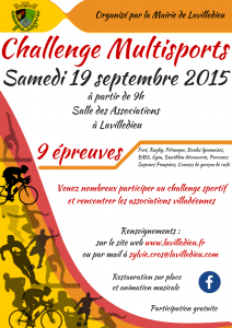 Affiche challenge multisports 2015