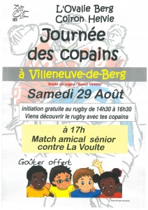 Journée des copains OBCH 2015